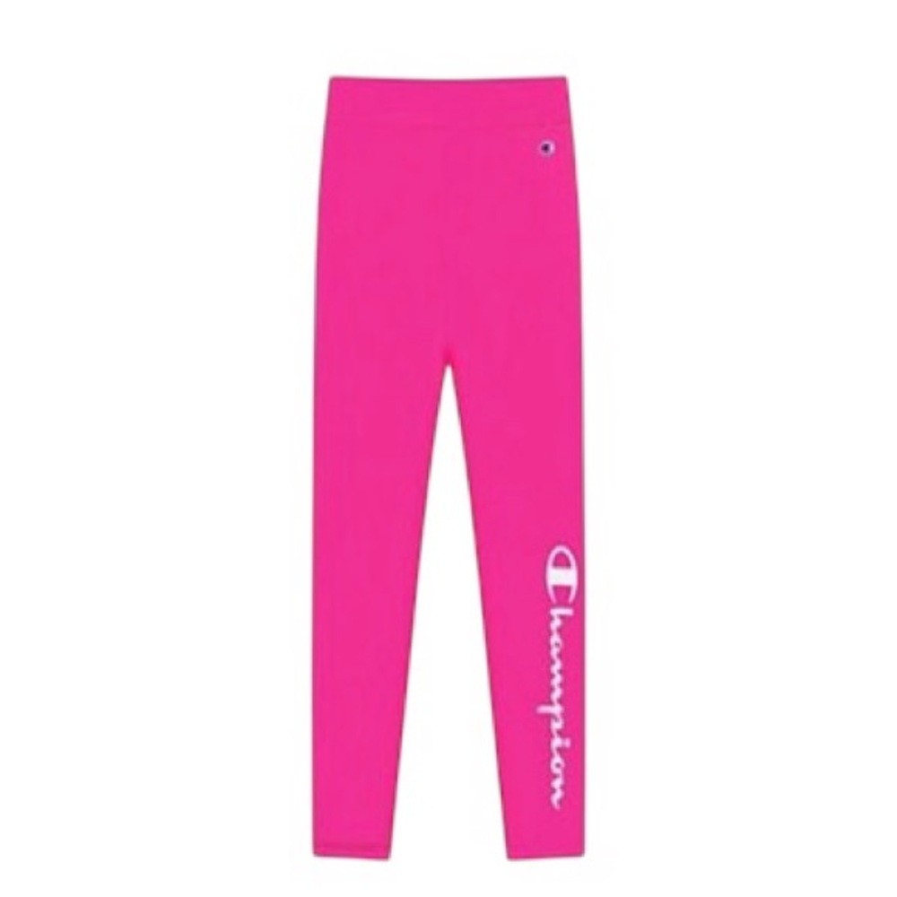 Champion Pink Signature Girls Leggings (Size: Large) (NWT)